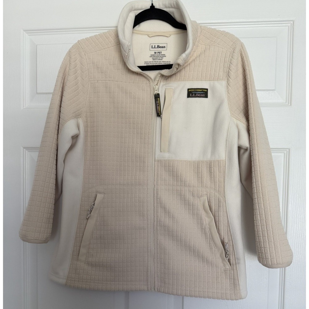 L.L. Bean Mountain Classic Windproof Fleece Jacket‎ Women's M PET Medium Petite